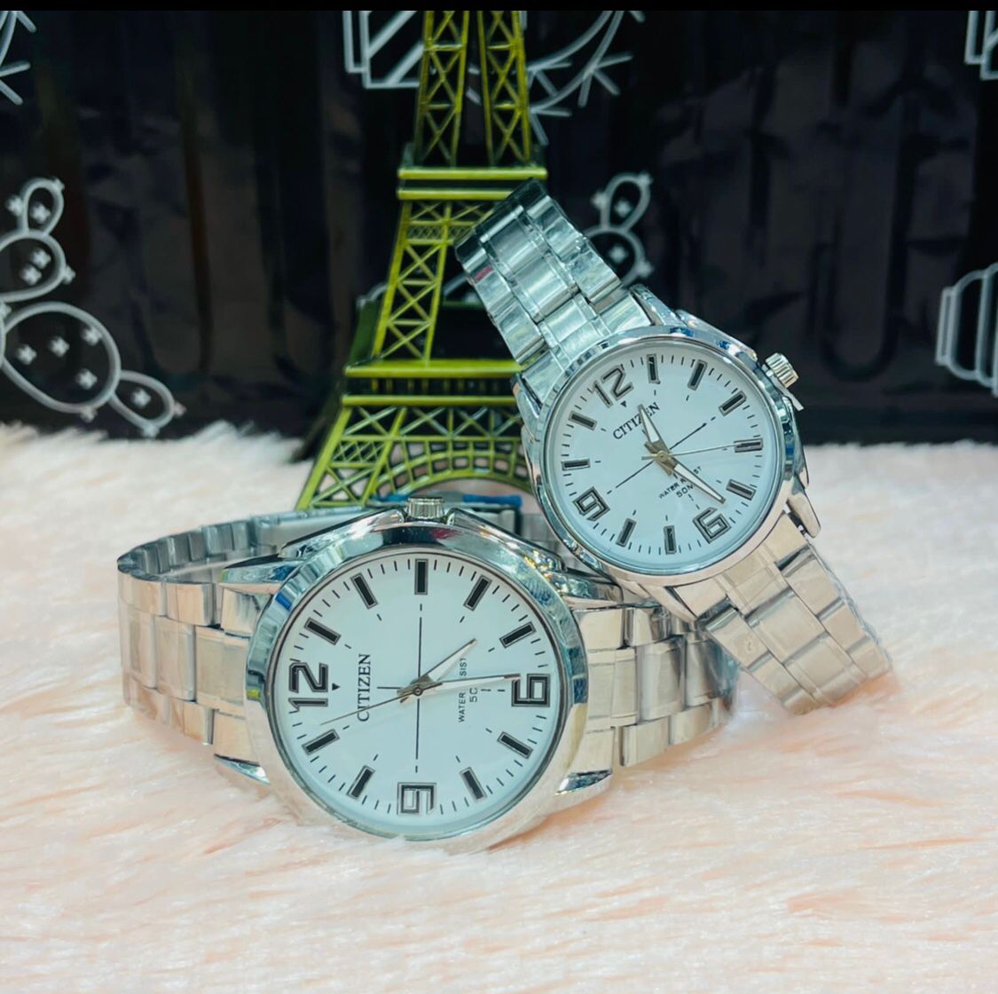 Citizen Radio Controlled Couple Watches PSC17