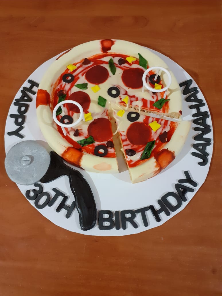 Pizza Pie Nija Turtle Theme Birthday Fondant Cake - B0198 – Circo's Pastry  Shop