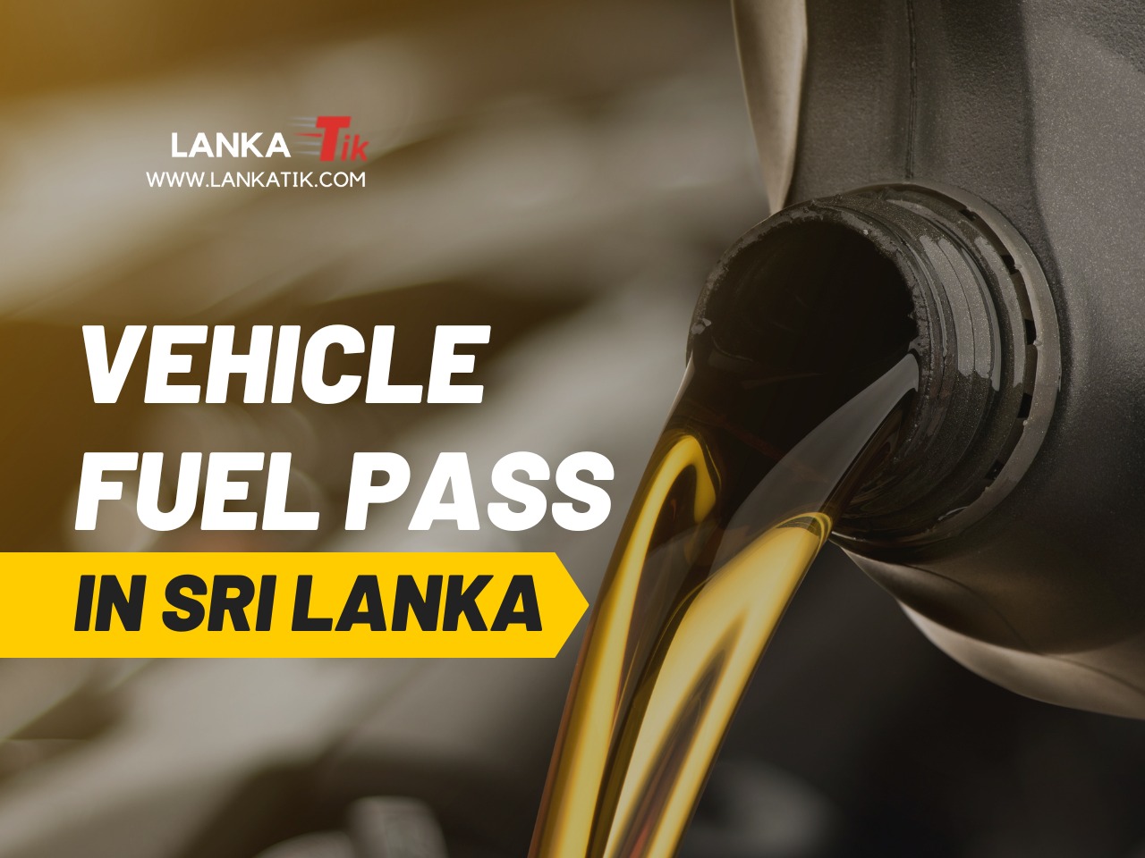 Vehicle fuel pass in Sri Lanka